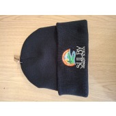 Sulby embroidered beany hat