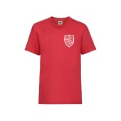 Victoria Road - Screen Printed PE T-shirt Red 
