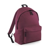 QE2 Burgundy rucksack embroidered