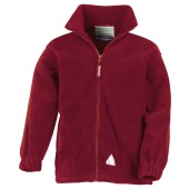 Rushen Burgundy fleece embroidered